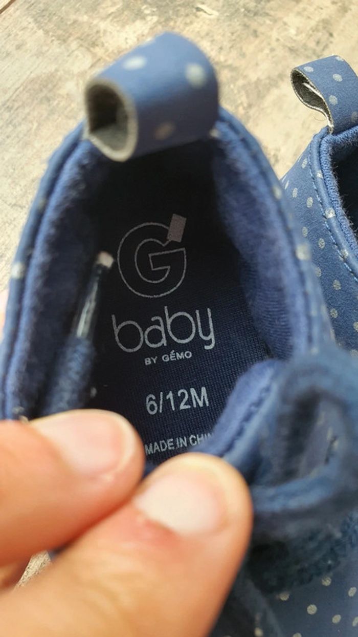 Très belle paire de chaussures gemo taille 18 en excellent état - photo numéro 3