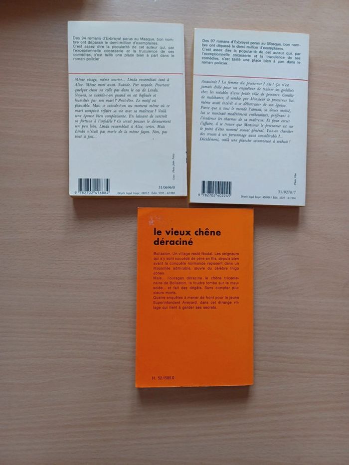 Lot 3 livres polar - photo numéro 2