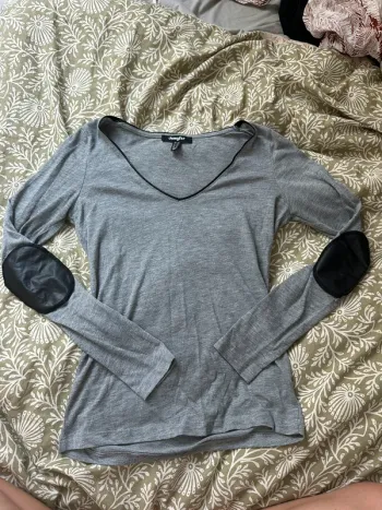 T-shirt à manches longues gris Jennyfer - taille XS