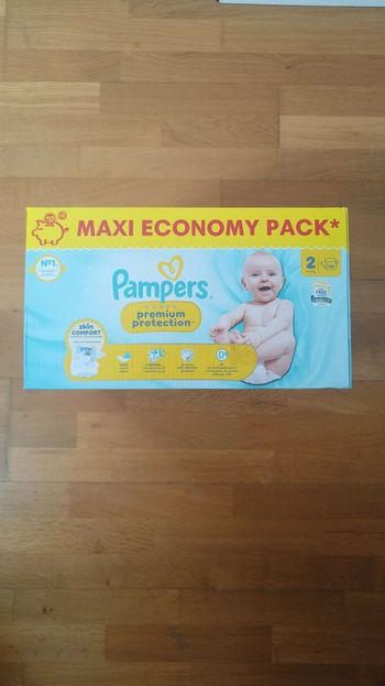 1 maxi economy pack Pampers premium protection taille 2
