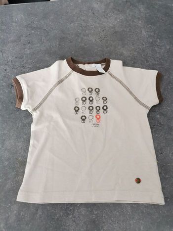 Tee-shirt garçon MC, 12 mois, obaibi.
