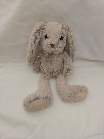 Doudou peluche Lapin beige 25 cm - Copains câlins- Histoire d'ours