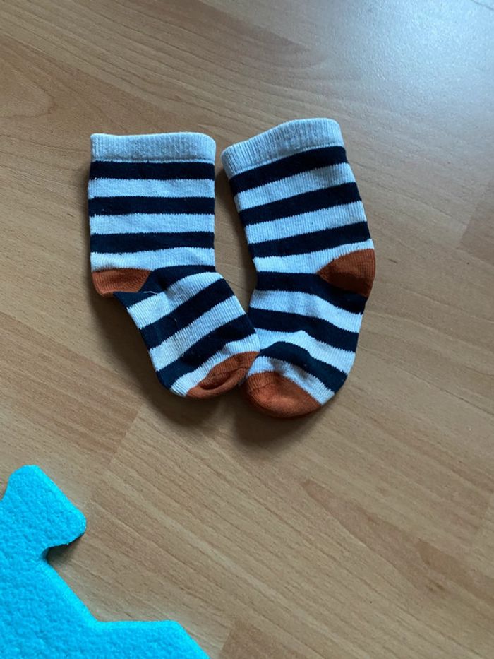 Chaussettes rayées Taille 21/23 - photo numéro 2
