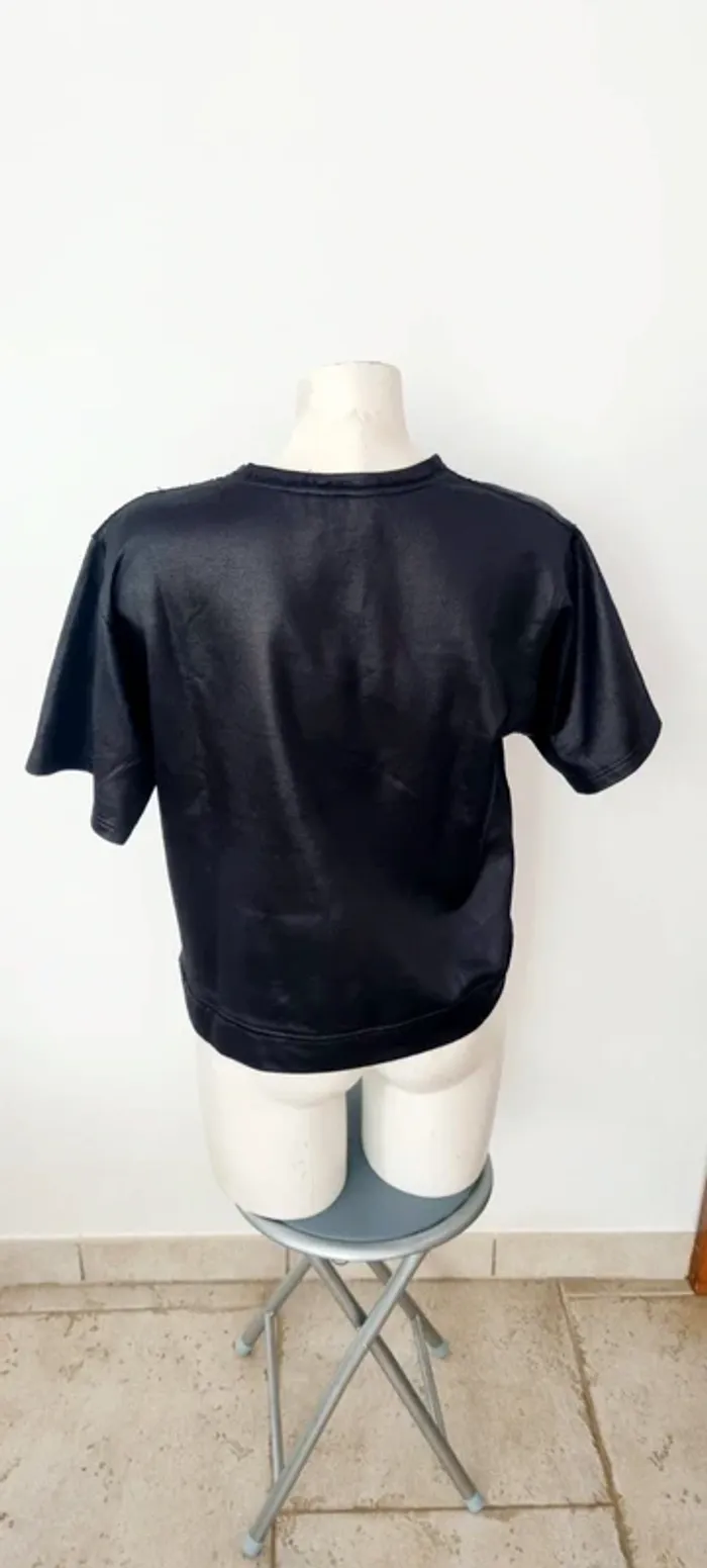 Tee-shirt noir the kooples sport 38 - photo numéro 5