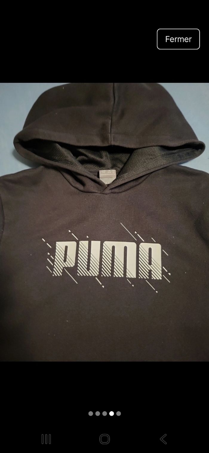 Pull garçon 13/14 ans ,puma - photo numéro 3
