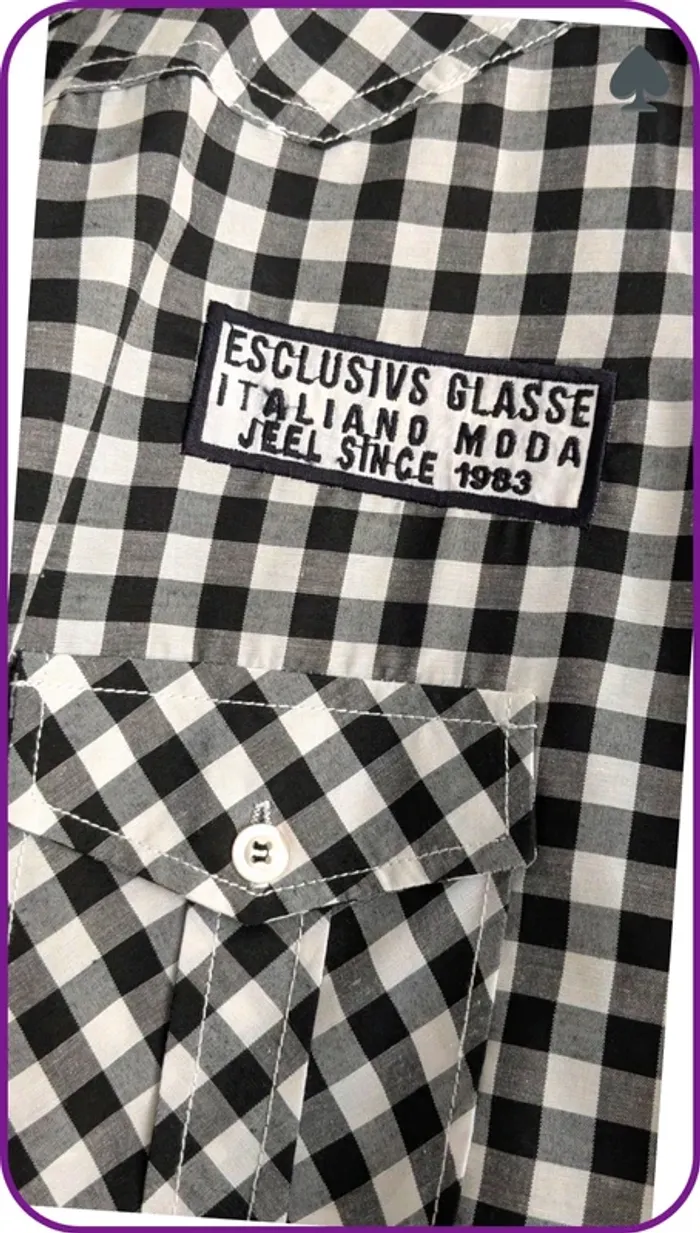 Chemise à carreaux homme Jeel XL - photo numéro 4