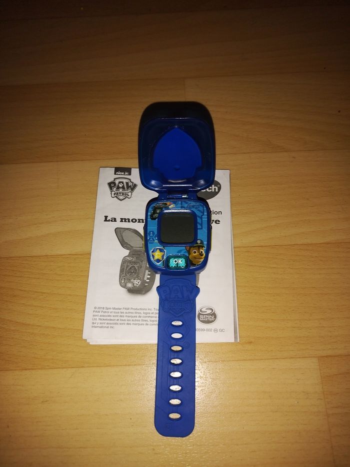 montre  interactive paw patrol bleu - photo numéro 5