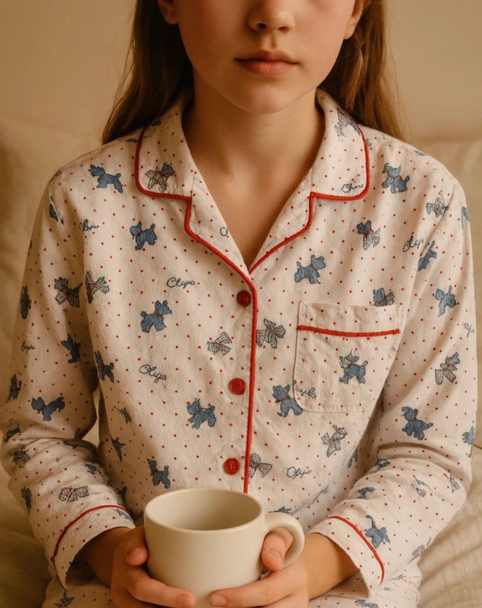 Haut de pyjama vintage Chipie – Années 90 – Taille 14 ans