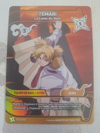 Carte temari rare 121/130 naruto Mythos
