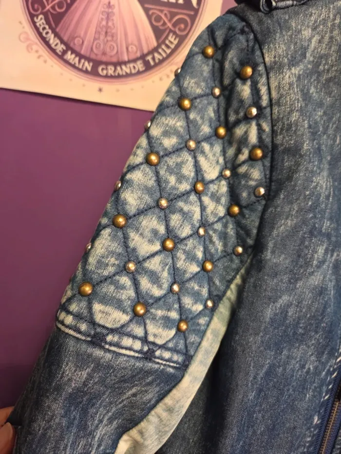 Veste en jean Kaporal T40 – Style rock & chic - photo numéro 9