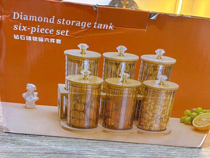 6 bocaux de rangement - photo numéro 3