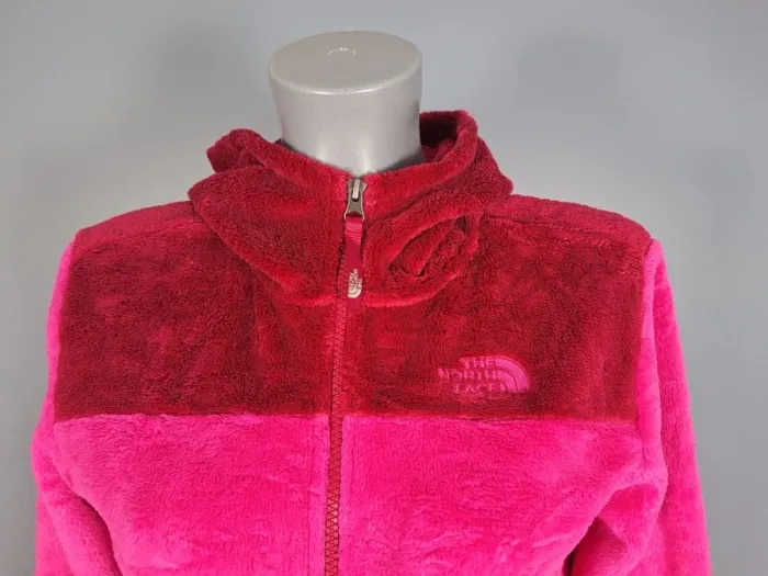 Veste polaire The North Face fille XL – Rose & bordeaux – à capuche (613) - photo numéro 2