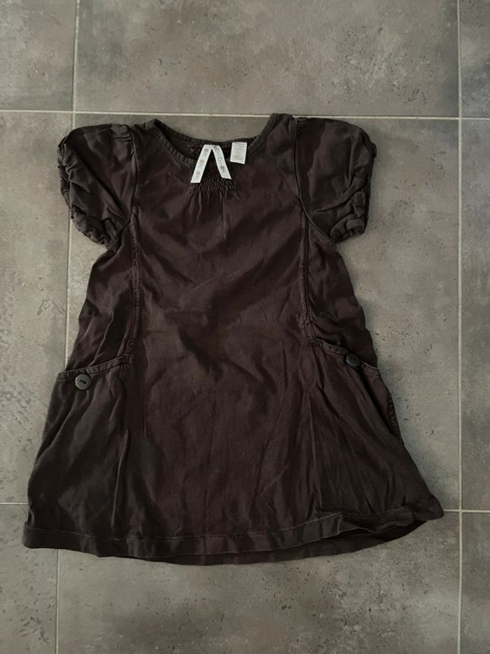 4 ans - tunique marron okaidi - photo numéro 2