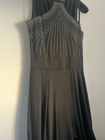 Combinaison unie noir sans manche