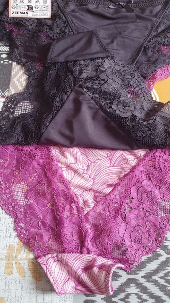 4 culottes avec dentelle taille M - photo numéro 7