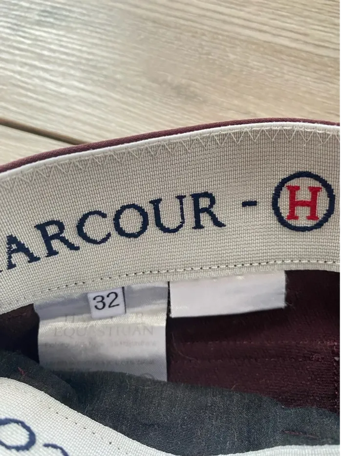 Pantalon Harcour Bordeaux – Gros Grip – Très Bon État – Taille 32 - photo numéro 8