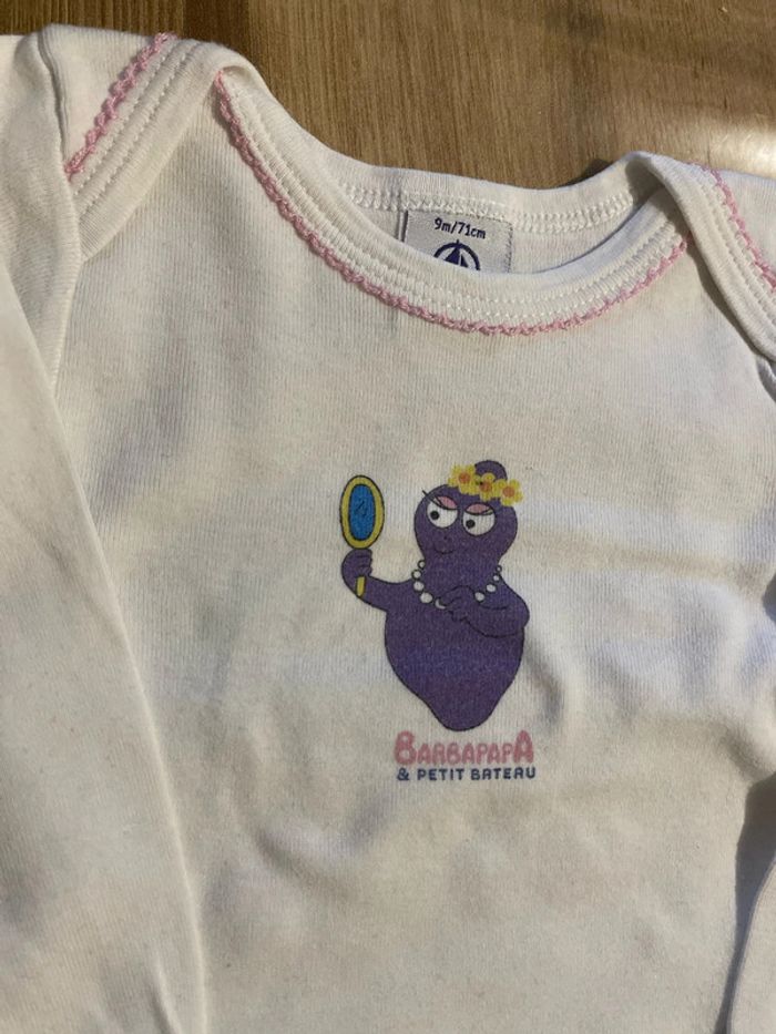 Lot de 6 body ML petit bateau fille 9 mois - photo numéro 13