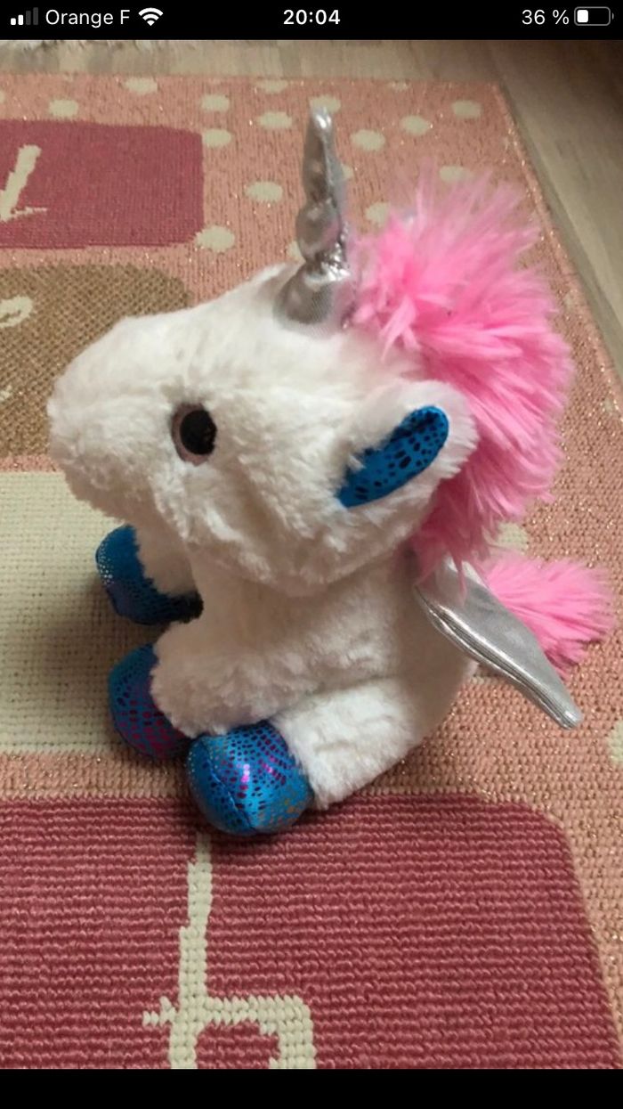 Peluche licorne - photo numéro 3