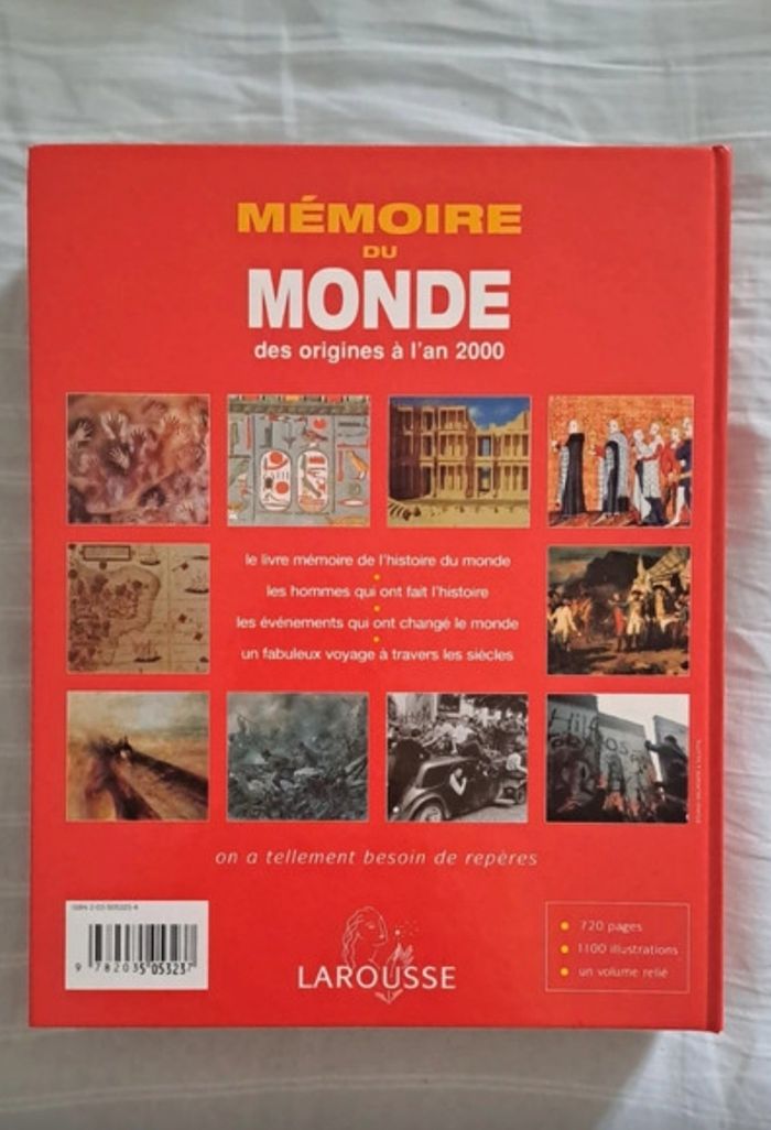 Mémoire des mondes des origines à l’an 2000 / Histoire Universelle / Livre Illustré /  Livre Histoire - photo numéro 2