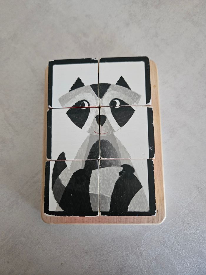 Puzzle cube en bois - photo numéro 2