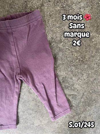 Legging 🌺 3 mois 🌺 Sans marque