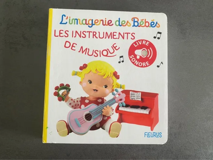 Livre sonore « Les instruments de musique » Fleurus