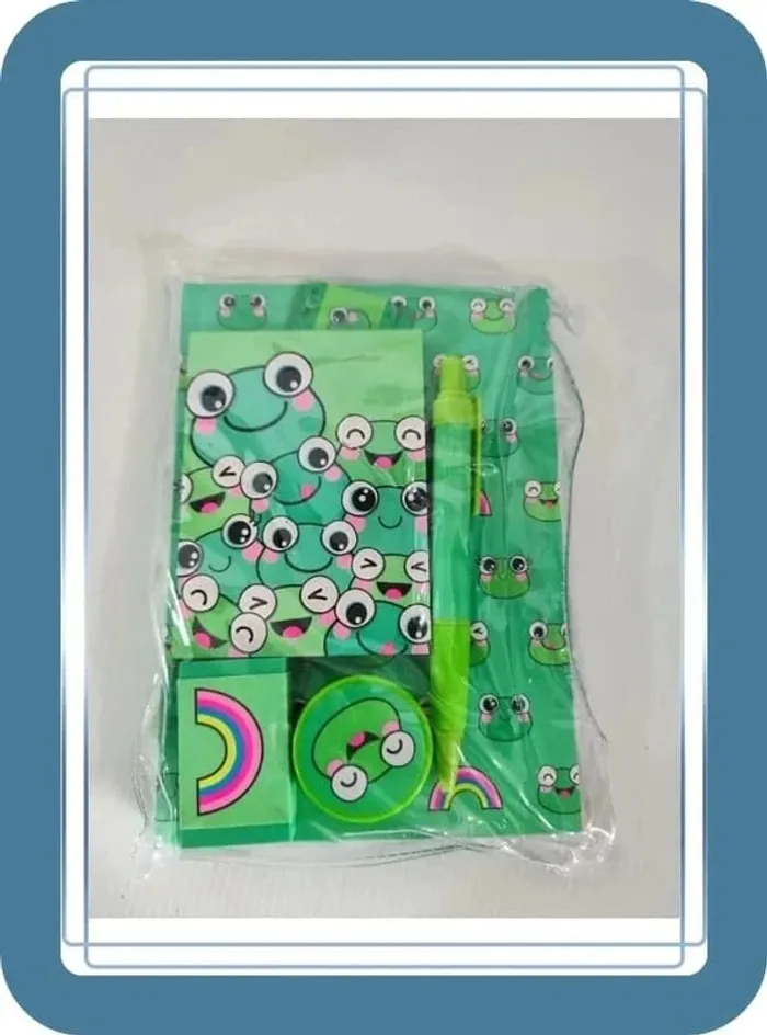 Lot de carnet et accessoires pour enfant, neuf