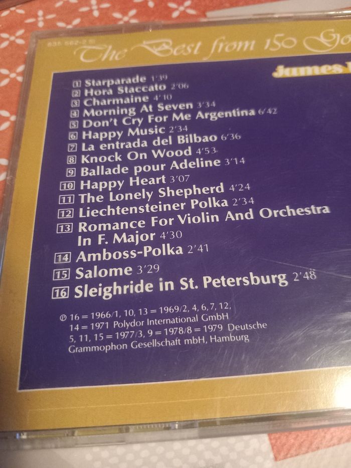 CD best of de James Lust - photo numéro 3