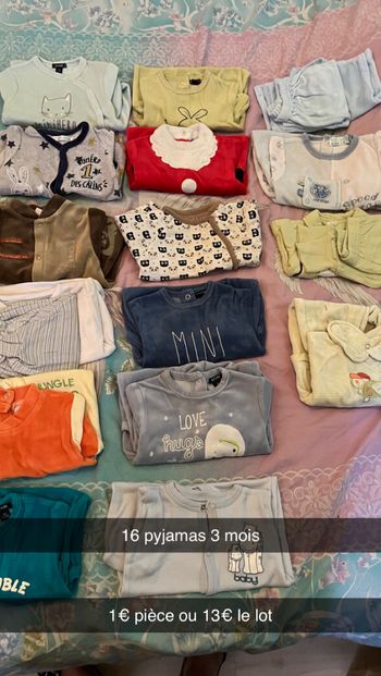 Vêtements garçon 3 mois