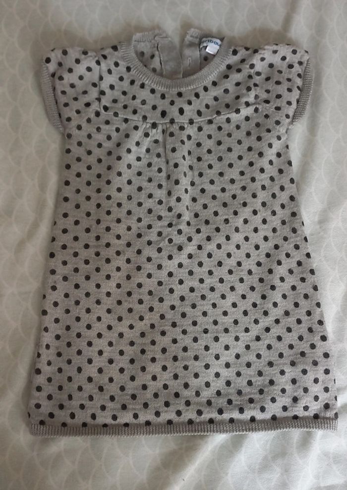 Robe à pois hiver