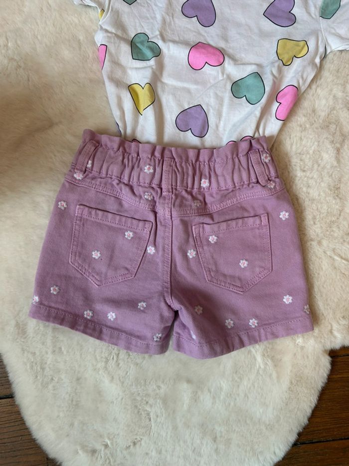 Ensemble short/t-shirt fille 🌸 - photo numéro 3
