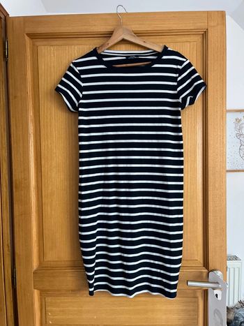 Robe femme été côtelée manche courte