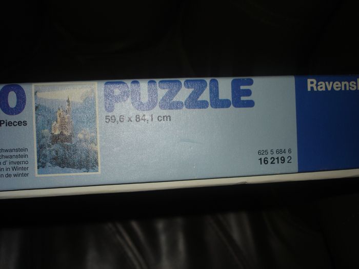 Puzzle 1500 pièces "Hiver à Neuschwanstein" éditions Ravensburger (complet) - photo numéro 2