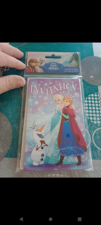 Invitations Reine des Neiges