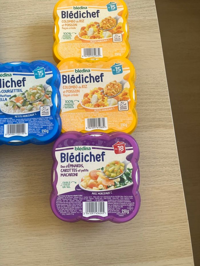 Lot de 7 petits plats Blédichef - photo numéro 4