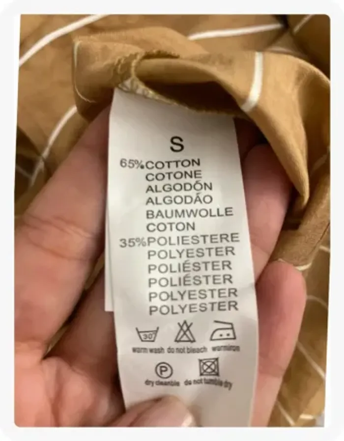 Robe chemise rayée beige PPT Style - photo numéro 9