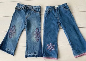 Lot  2 jeans  fille ZARA