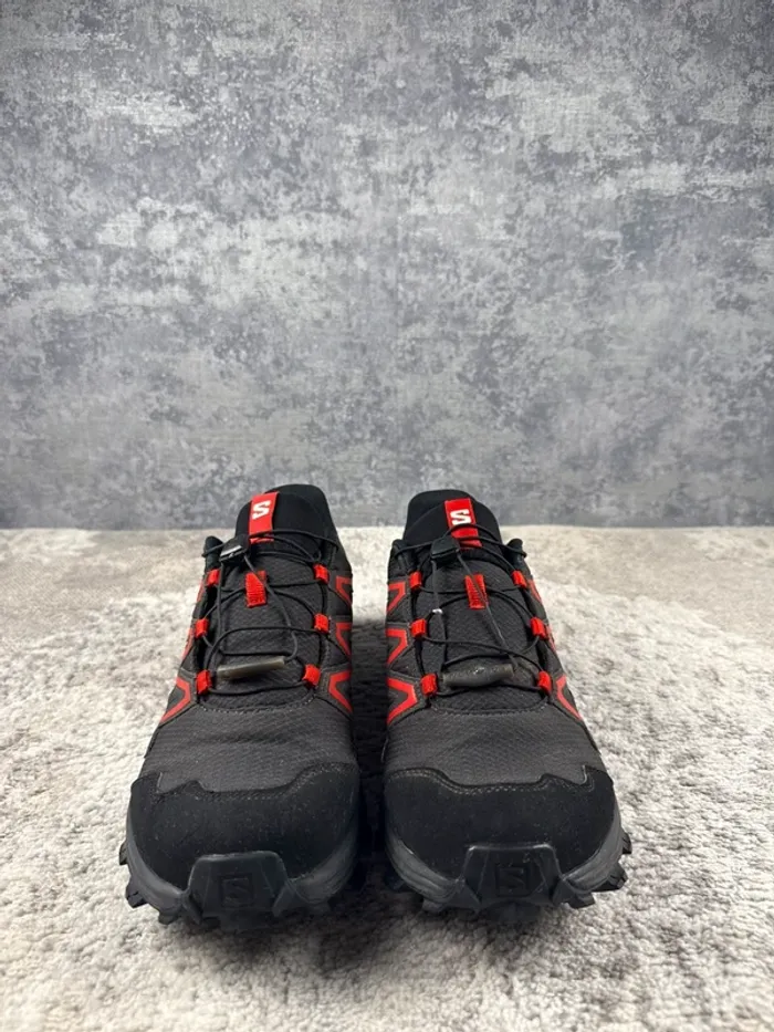 Salomon Wattara Trail Shoes - Black & Red - photo numéro 2