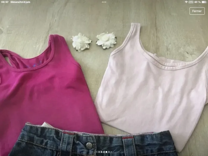 Lot vêtements fillette h et m disney - photo numéro 7