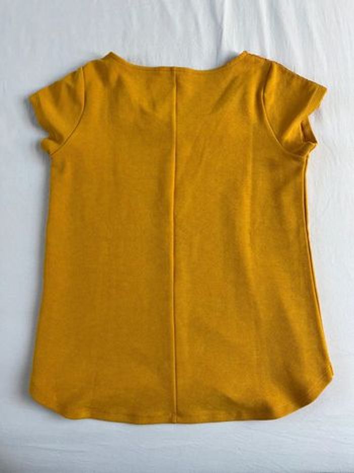 Tee-shirt jaune Camaïeu taille M - photo numéro 3