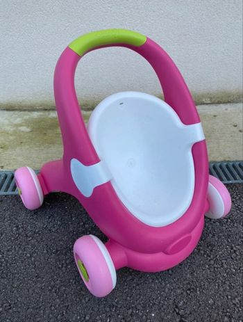 Porteur Poussette Minikiss Poupon Smoby