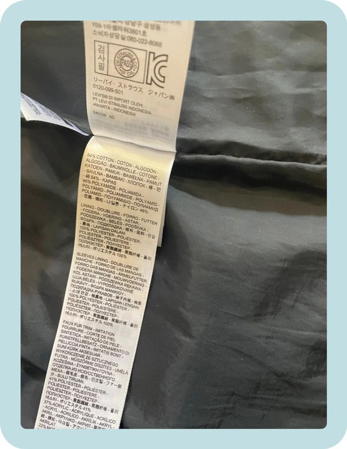 Doudoune chaude et longue à capuche Levis - photo numéro 5