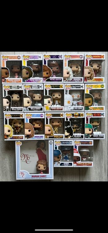 Lot de 18 figurines Funko Pop Chanteurs