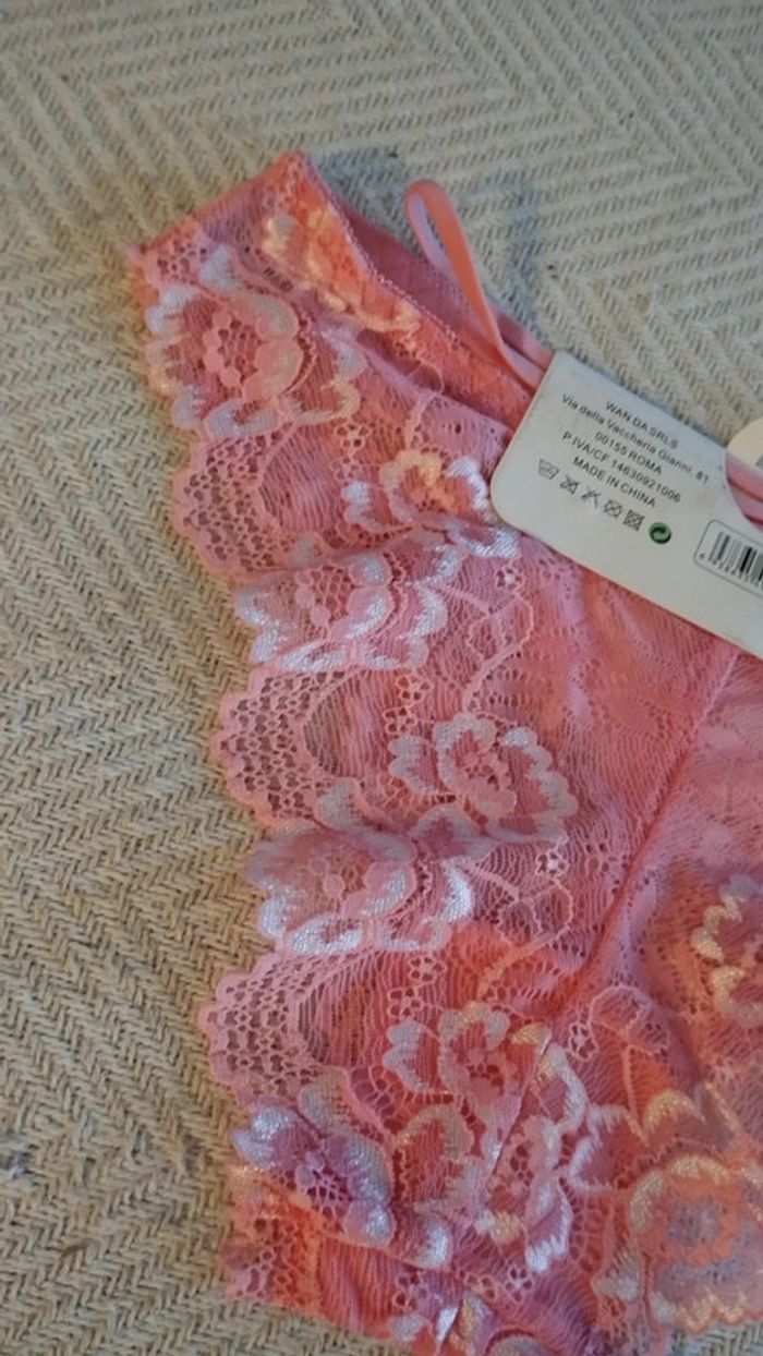 Lot de 3 culottes rose noire et blanche taille 34/36 femme - photo numéro 13
