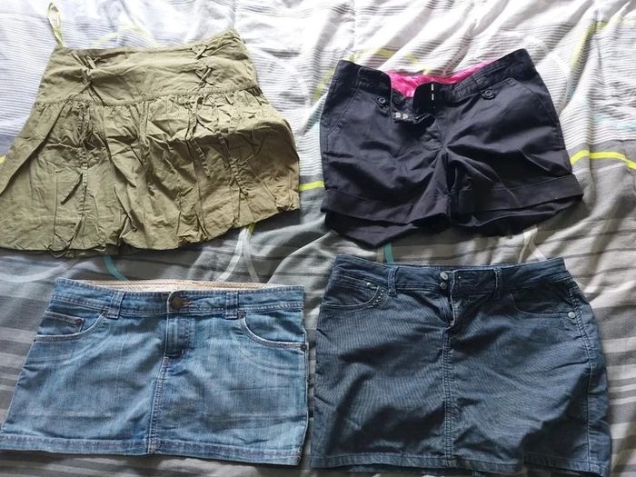 Lot de bas 42 été femme short mini jupe