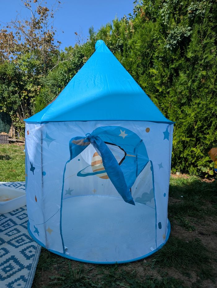 Tente enfant songmics bleue - photo numéro 2