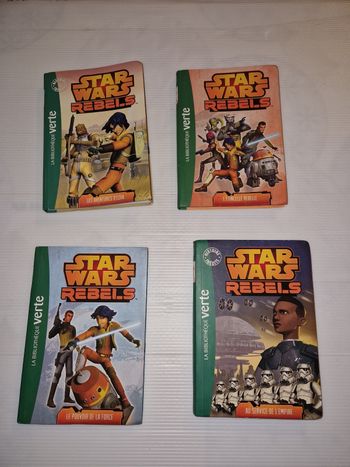 Lot de 4 livres Star Wars  Rebels