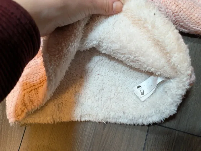 Veste chaude tex 12 mois rose pâle - photo numéro 2
