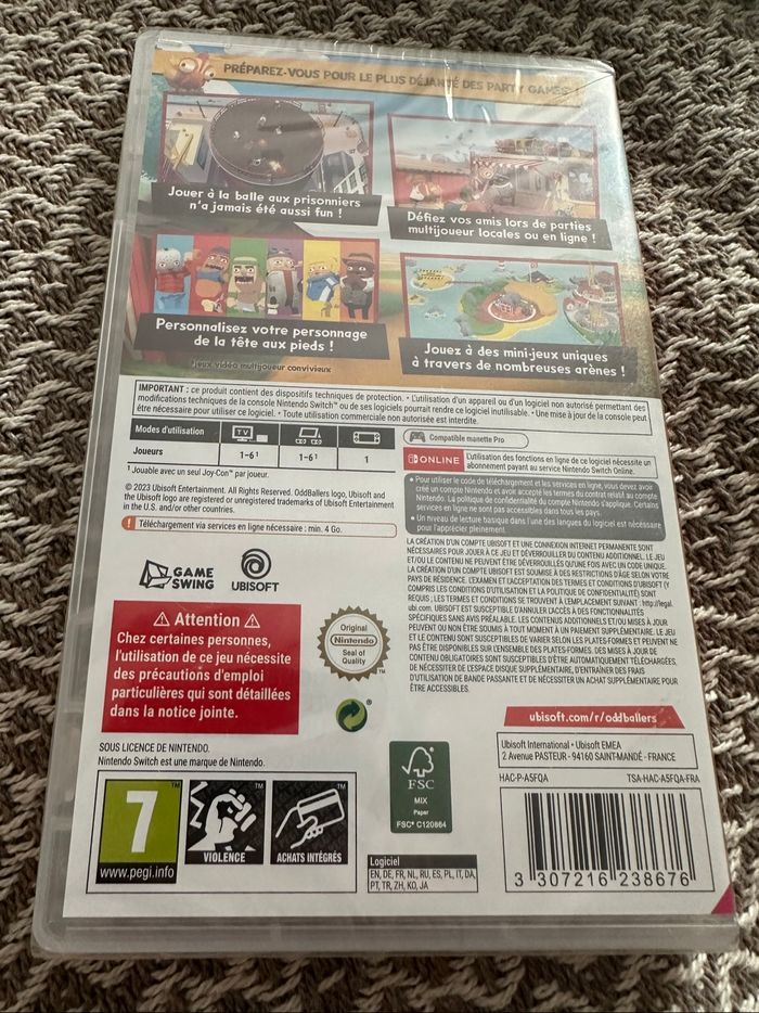 Jeu vidéo Nintendo switch odd ballers neuf avec étiquette - photo numéro 2