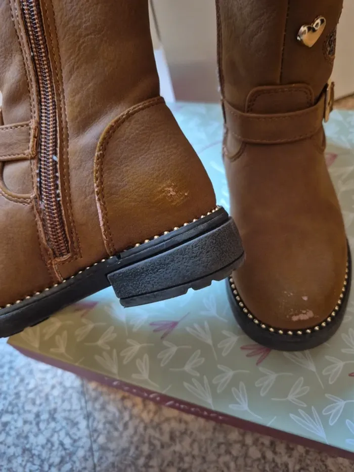 Bottes hautes camel - photo numéro 5